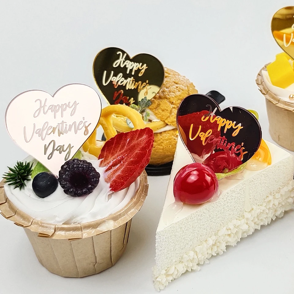 Decoraciones Para El Primer Cumpleaños De San Valentín. Adornos Para  Cupcakes De San Valentín. Adornos De, image size:960x960