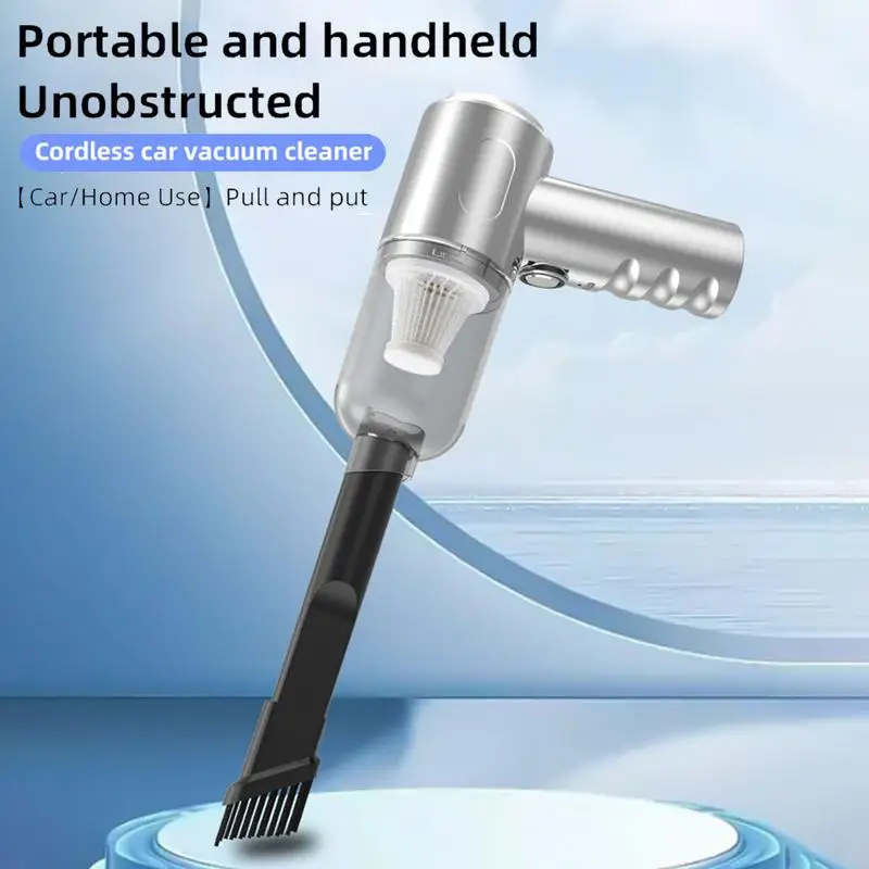 휴대용 자동차 진공 청소기, USB 충전, 2 in 1 흡입 깍지 먼지 송풍기 청소 도구, 자동차 전자 제품