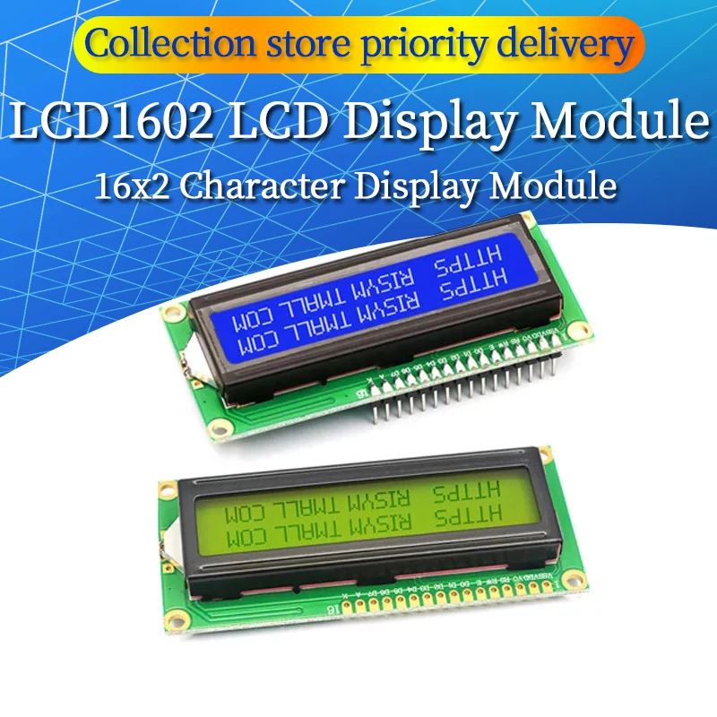 LCD1602-1602-modu-LCD-niebieski-ty-t-o-Green-Screen-16x2-znak-w-wy ...