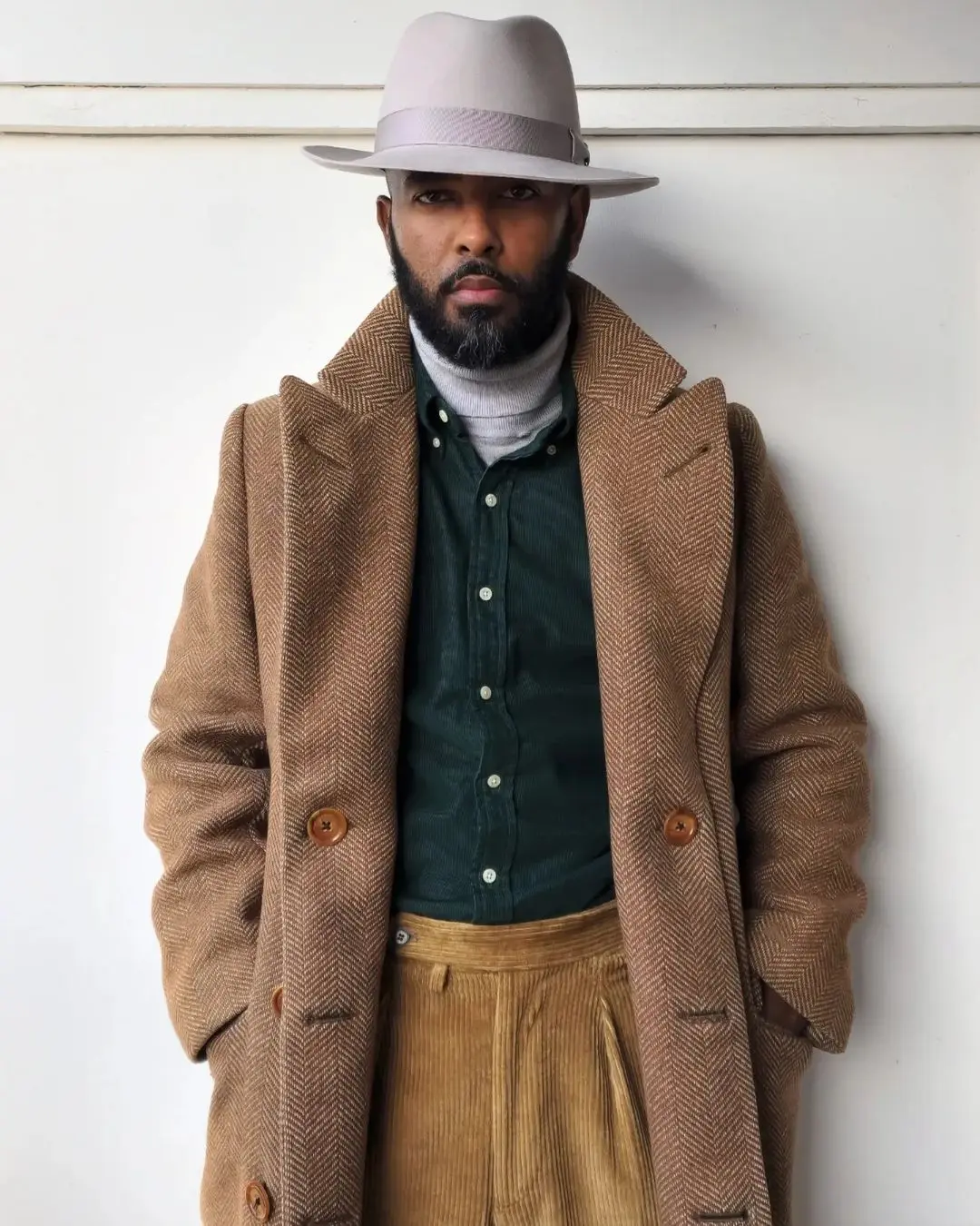 ASOS DESIGN - Costume En Laine Mélangée à Chevrons - Taupe | ASOS