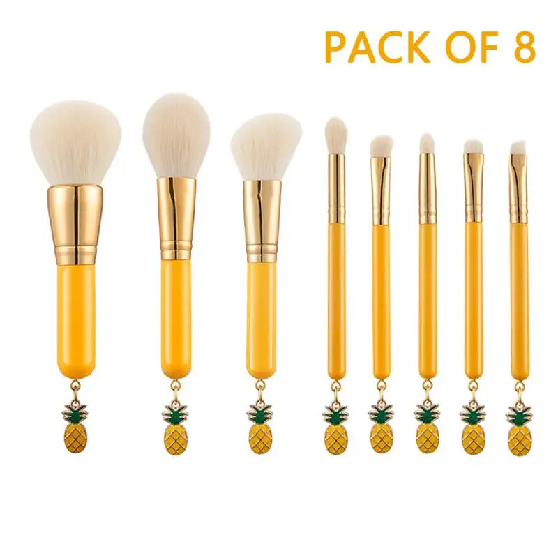 

Makeup Brush Set New Pineapple Pendant Novice Loose Powder Eye Shadow Detail Brush Soft Professional Makeup Tool