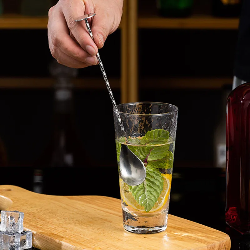 Stainless Steel Cocktail Spiral Spoons Drink Whisky Muddler Stirrer Twisted Bartender Mixing Spoon Bar Accessories cocktail spoon,cocktail stirrers