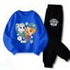 PAW Patrol Boys and Girls Casual Hoodies Sets Cartoon Printed Children's Pullover Long Pant Two Piece Suit Kids Sweatsuit 4