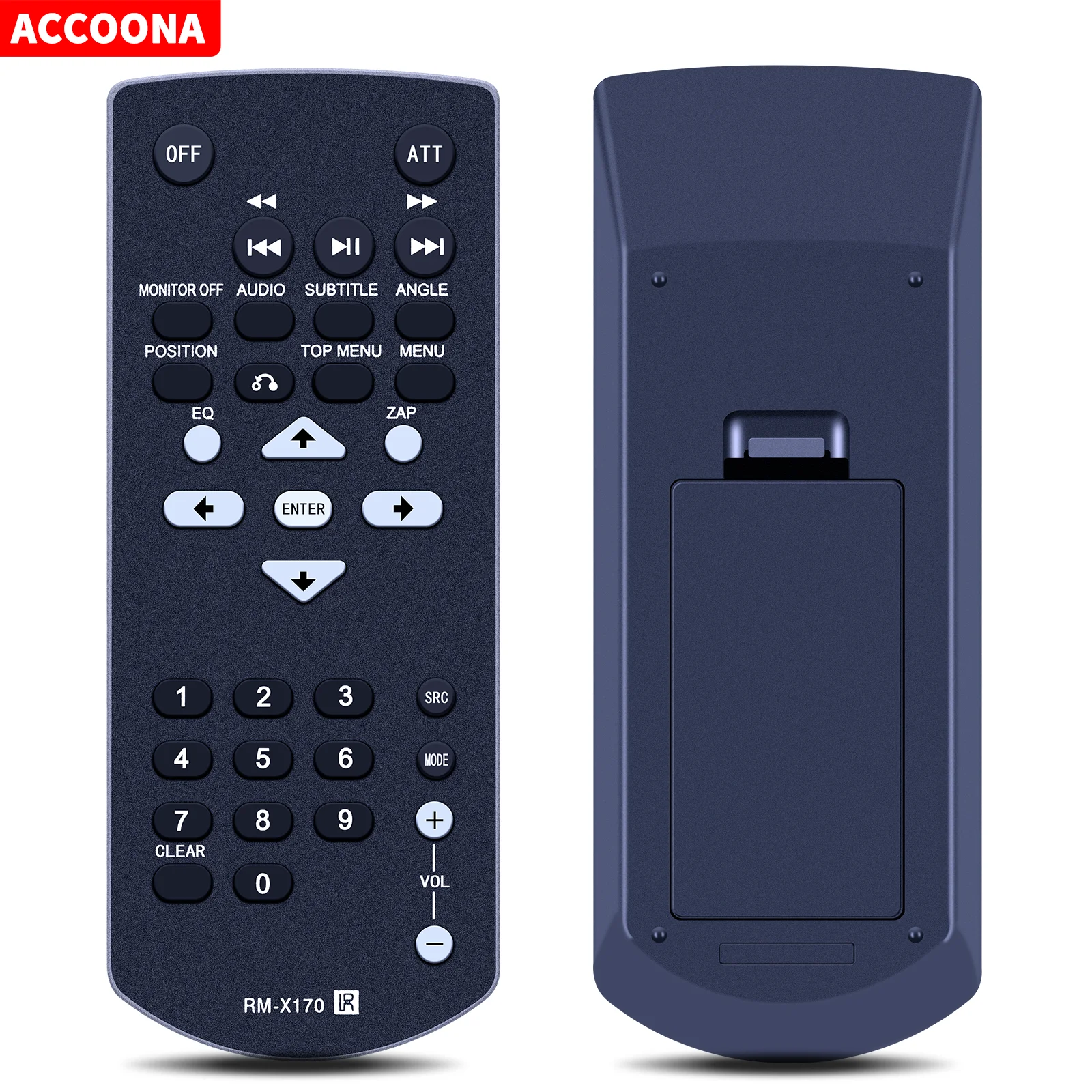 Telecomando Di Alta Qualità Per Ricevitore Multimediale Sony Rm-X170 Rmx170 1-487-638-14 Xav-60 Xav-622 Xav-72Bt Xav-Ax8100