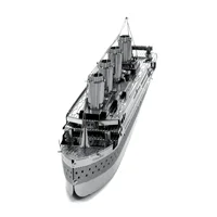 Titanic 3D Metal Puzzle model kits DIY Laser Cut Puzzles Jigsaw Toy For Children 2
