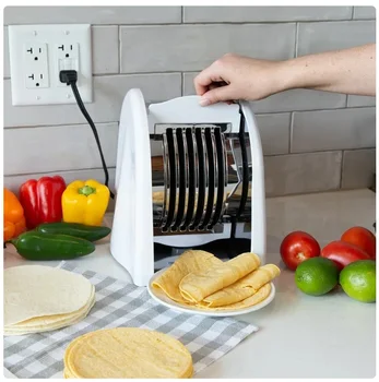 6-Tortilla Electric Toaster, White 6