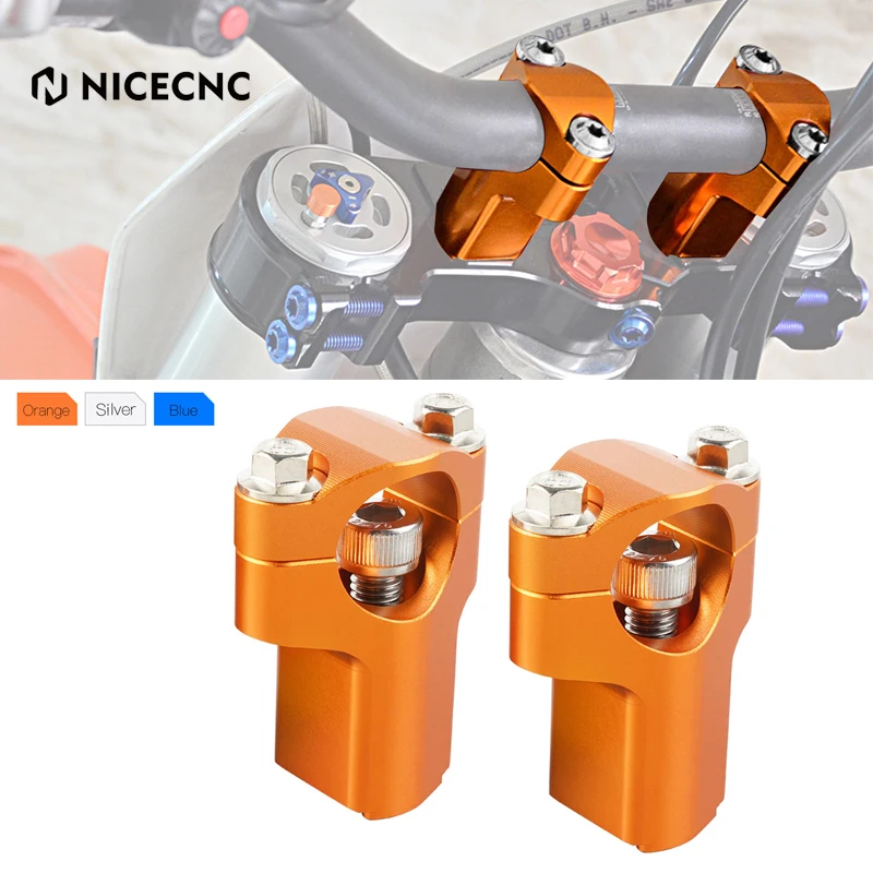 

52mm Handlebar Clamp Risers Bar Mount Clamp For KTM 690 Enduro R 2008-2018 790 Adventure R 2019-2023 890 Adventure R 2021-2023