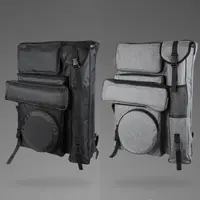 Portable Canvas Sketching Tools Art Bag Waterproof Large Capacity Artist Canvas Backpack Durable Sketch Storage Bag Art Supplies 3