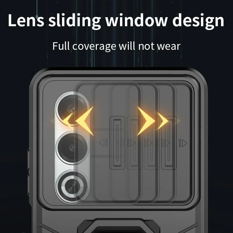 Armor Shockproof Case with Magnetic Stand Holder and Ring Grip