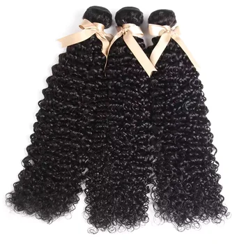 Peruvian Kinky Curly Bundles Human Hair Weaving Natural Color 1//3/4 Bundles Deal Jerry Curly Human Hair Extensions Wholesale 1