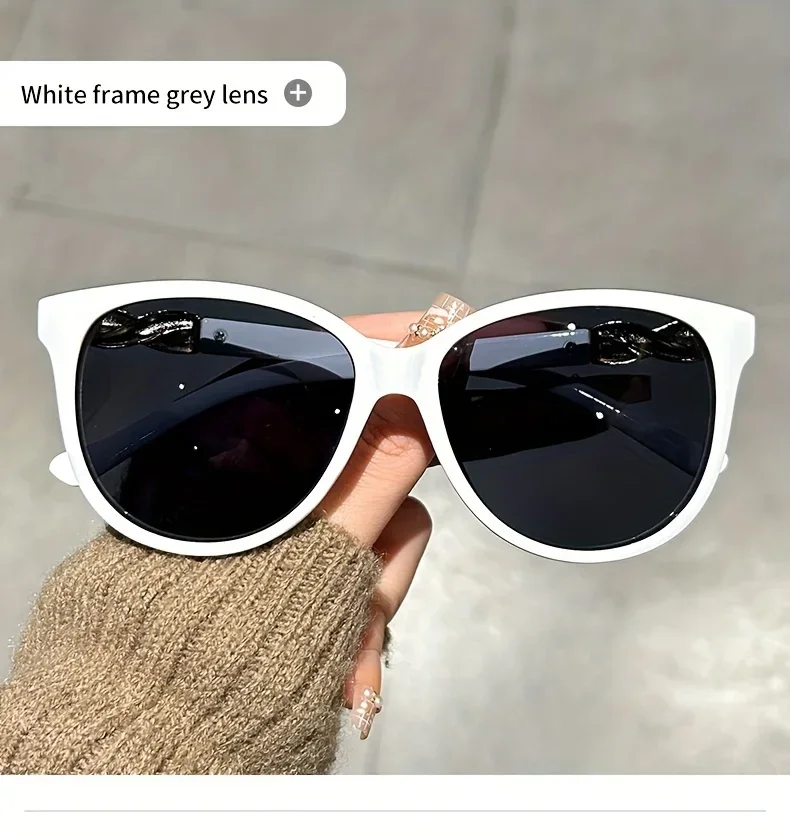 Damenmode-Sonnenbrille mit großem Rahmen für den Außenbereich, personalisierte Katzenaugen-Sonnenbrille für Damen, Retro-Schmetterlings-Sonnenbrille – Detail 15