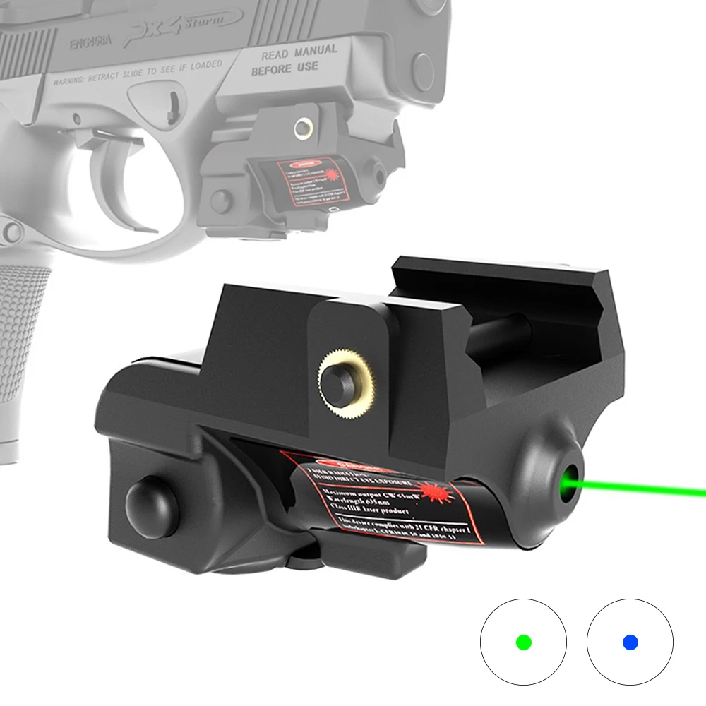 Tactical Mini Laser Sight Compact Pistol Mini Laser Sight Green/Blue Lsaer Pointer Taurus G2C G3C 9mm TS9 Glock 17 19 Hunting