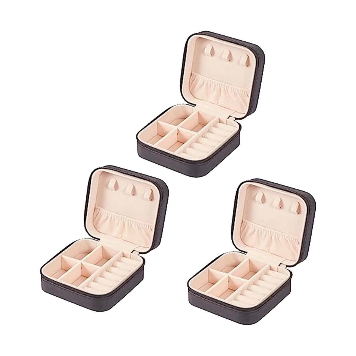 

Небольшой органайзер для ювелирных изделий, органайзер для ювелирных изделий, витрина для колец, серег, ожерелий, подарков, черный