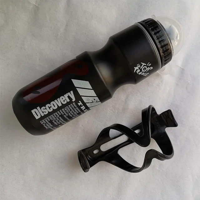750ML Mountain Bike Bicycle Cycling Water Drink Bottle+Holder Cage Rack 4