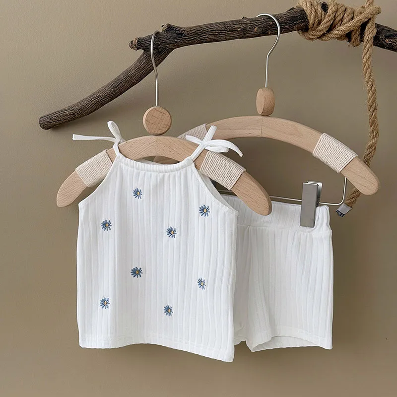 Cute Baby Girls Summer Clothes Set