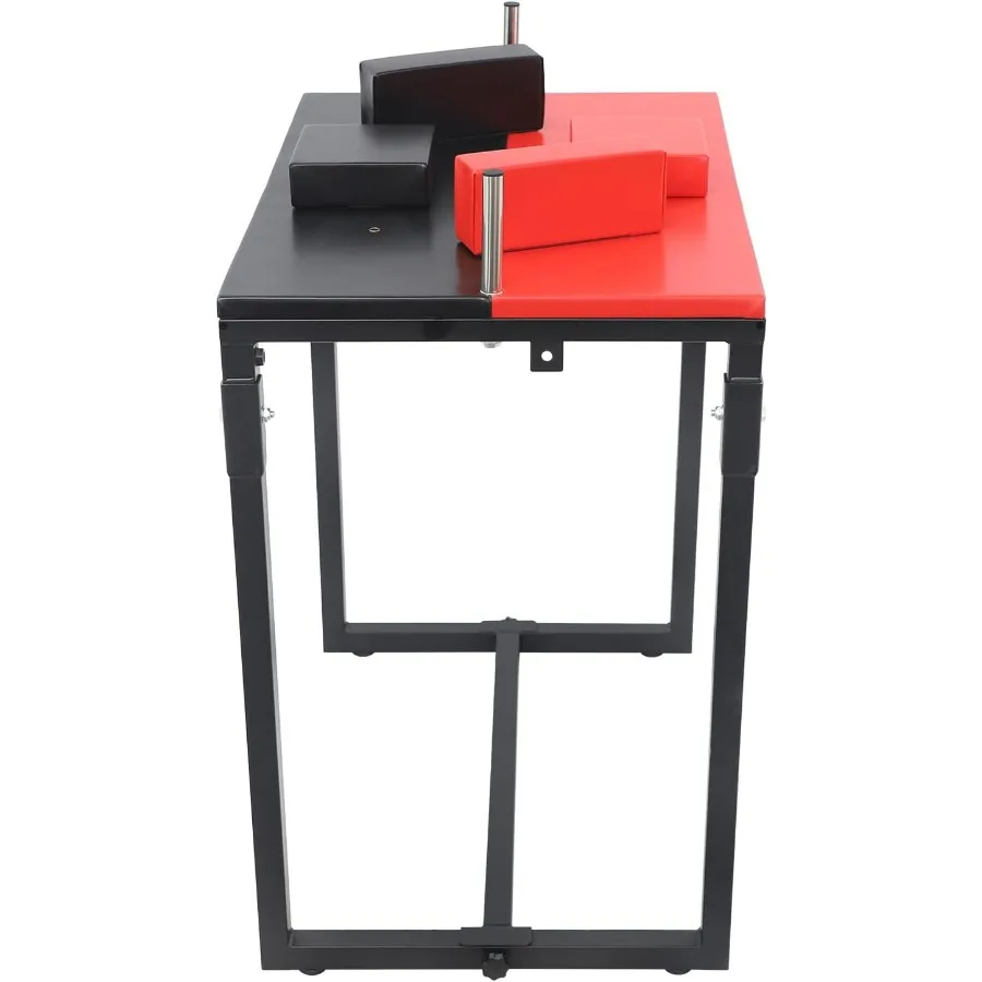 Arm Wrestling Table - Professional Arm Wrestling Battle Table with Elbow &Forearm Pads, Handles Competition Training Table for H