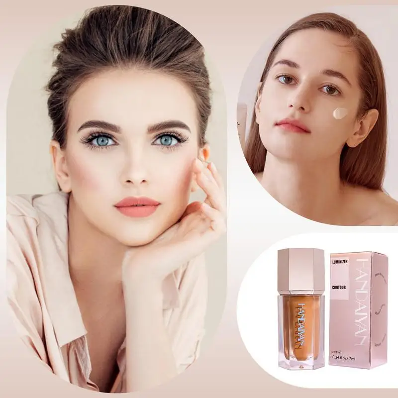 

Liquid Contour Stick Makeup Waterproof Liquid Cream Texture Natural Matte Finish Highlighters Beauty Make Brightening Cosmetics