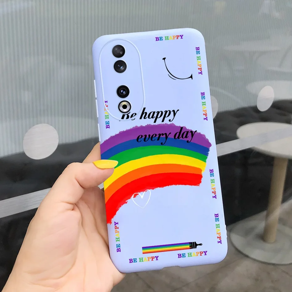Fashion Leopard Painted Matte Soft Phone Case for Huawei Honor 90 Series