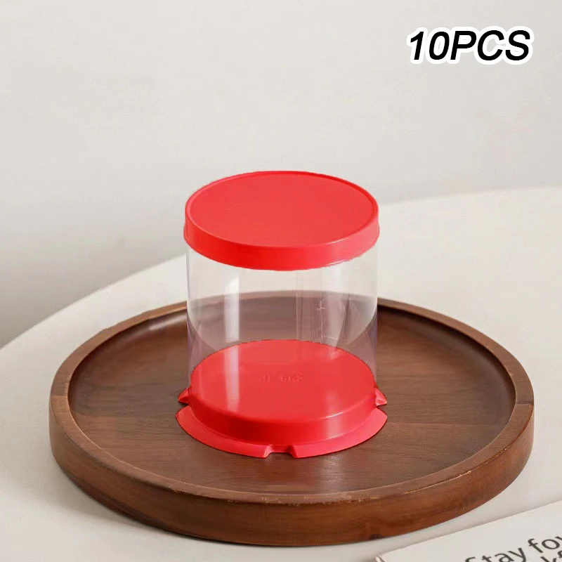 10pcs Transparent Plastic Cupcake Packaging Boxes, Dessert Gift Boxes for Cake, Party, ... - SKU TPCB1755 - UGI Packaging