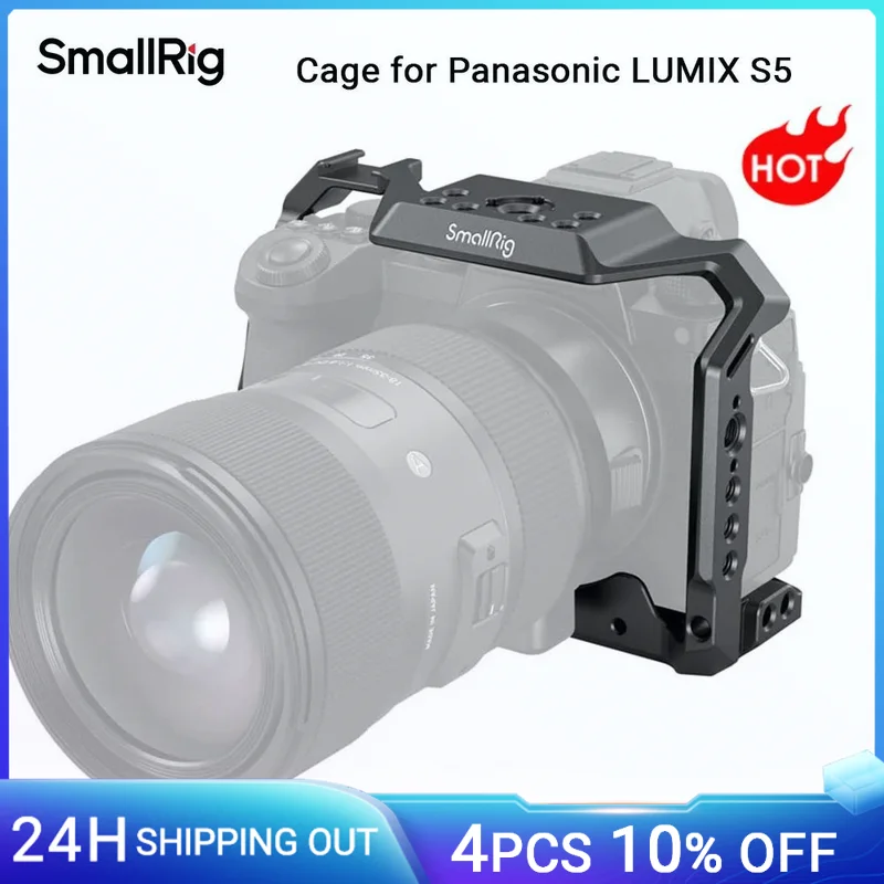 SmallRig Panasonic LUMIX S5/S5D用カメラケージ Amazon | SMALLRIG S5用カメラケージキット、パナソニックLUMIX