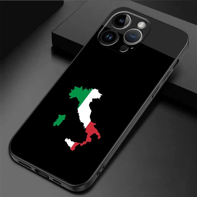 italy Italian flag Phone Case for iPhone 15 14 11 Pro Max 13 12 MINI XR XS  X 8 7 Plus SE Funda Silicone Cover - AliExpress