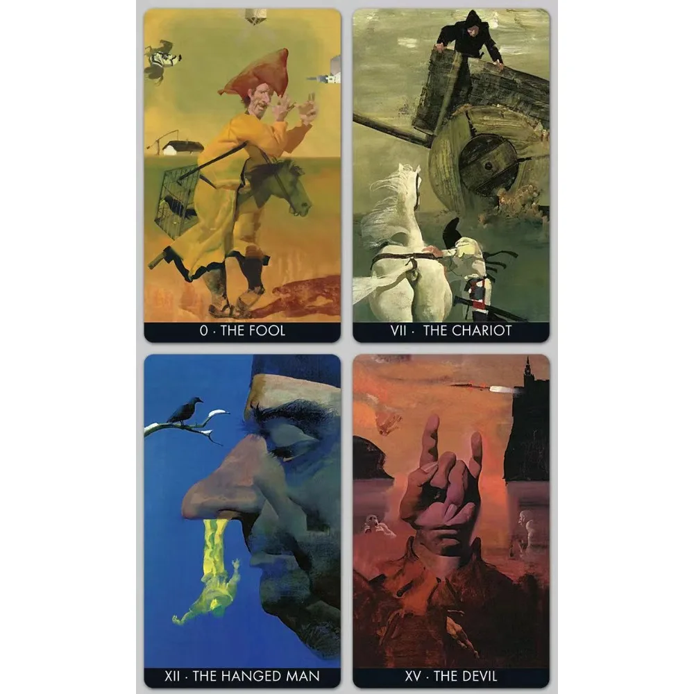 Ferenc Pinter Tarot 12*7cm Beyond The Edges of Reality In Rigid Box with Guidebook for Beginners 78 Pcs Cards 4