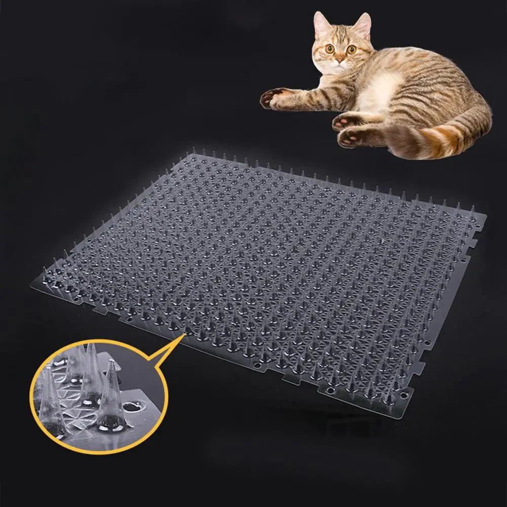 Pet Transparent Thorn Pad Indoor Outdoor Garden Thickened Anti-climbing Pad Protective Mat Cat Supplies cat scat mat,pet protective cover