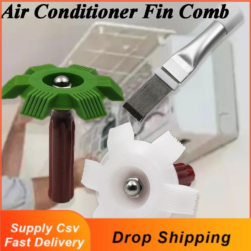 Universal Radiator Fin Repair Comb Air Conditioner Car Cooling Condenser Comb Ac Cleanning Brush