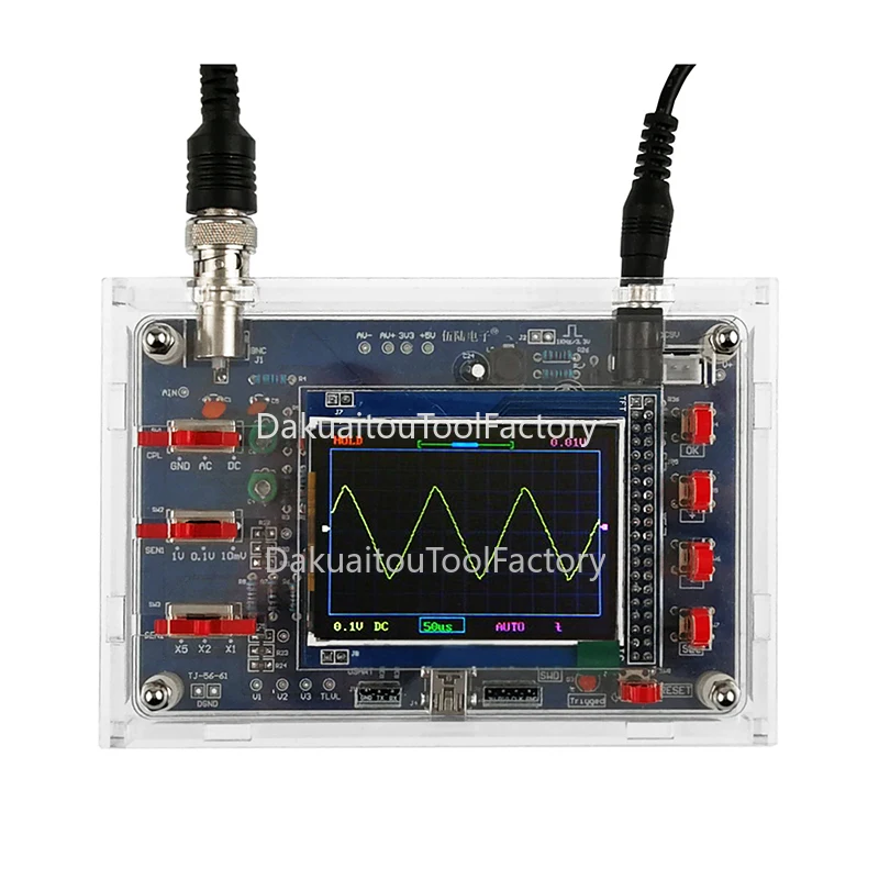 

DSO138 Digital Oscilloscope Suite Electronic Diy Compatible with STM32F103C8T6 Single Chip Microcomputer Welding Assembly