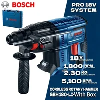 BOSCH GBH 180-LI Brushless Cordless Rotary Hammer Tool With Box 18V Multifunctional Lithium Percussion Bosch Hammer Drill 1