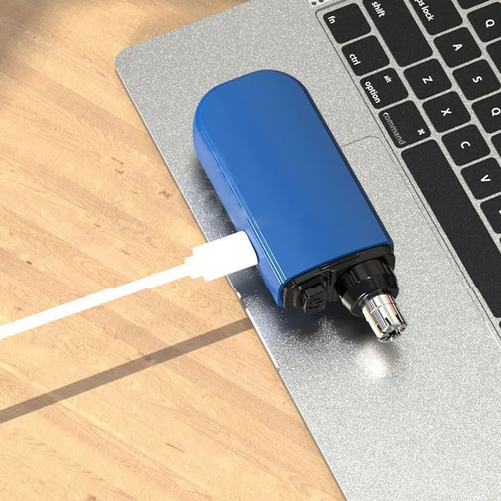 남성용 미니 코 헤어 트리머, USB 충전, 듀얼 엣지 블레이드, 전기 휴대용, 얼굴 관리 키트 도구