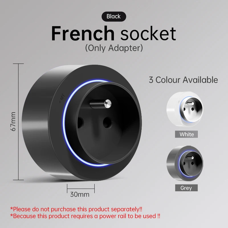 Universal Power Outlet for Home and Office - Easy, Punch-Free Installation