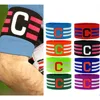 Captain Armband Team Leader Match Elastic Sleeve Badge Professional Adjustable Football Armband School Reward for Kids Adult
