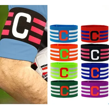 Captain Armband Team Leader Match Elastic Sleeve Badge Professional Adjustable Football Armband School Reward for Kids Adult