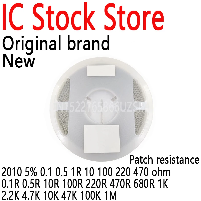 4000 Pz Resistore Smd 3/4W 2010 5% 0.1 0.5 1R 10 100 220 470 Ohm 0.1R 0.5R 10R 100R 220R 470R 680R 1K 2.2K 4.7K 10K 47K 100K 1M