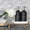 Bathroom Labels Sticker Set  Shampoo and Shower Gel Dish Soap Dispenser Label Removable Waterproof Lotion Label 2