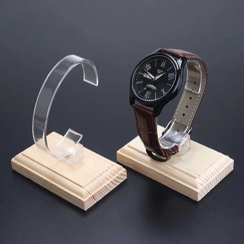 

Acrylic Clear Watch Bracelet Bangle Display Holder Stand Rack Retail Shop Showcase Bracelet Jewelry Rack