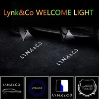 2PCS Car Door Emblem Projector Lights Wireless Welcome Lamp Accessories For Lynk&Co 01 02 03 05 09 2