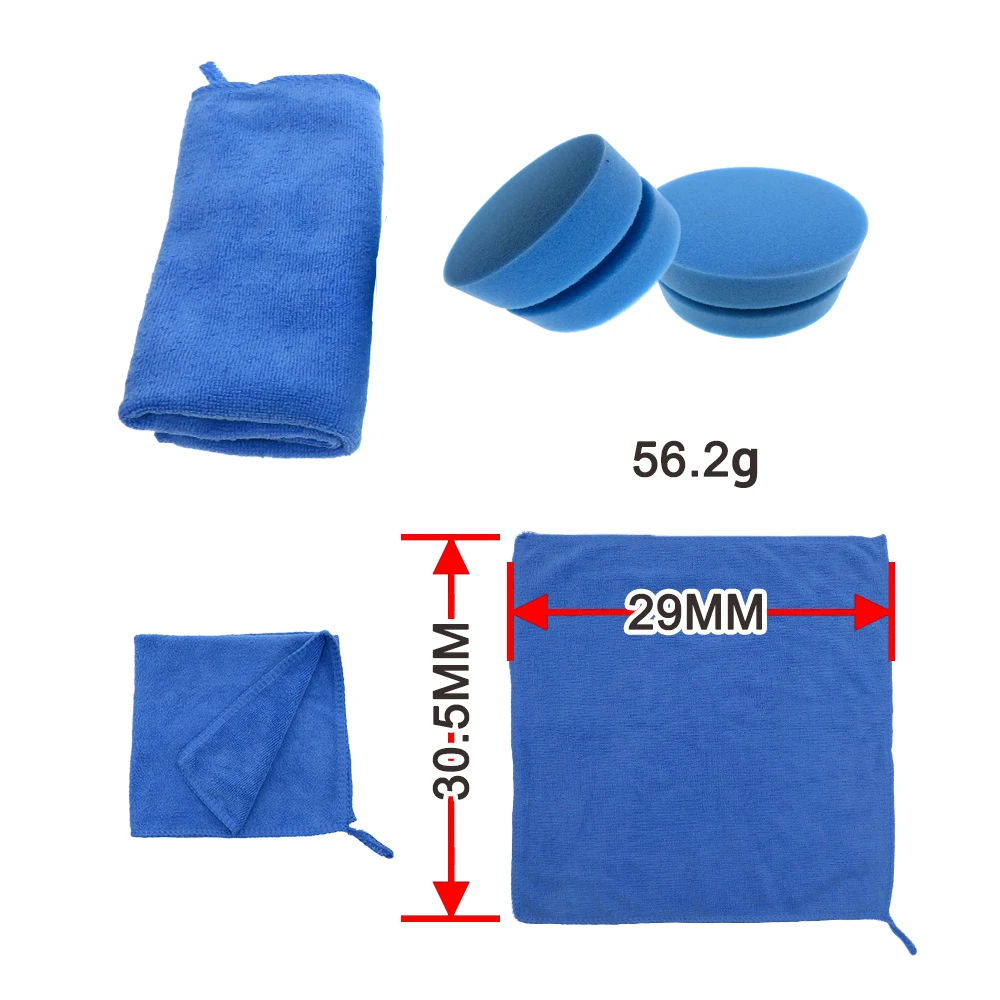 Paint Sponge Applicator 2Pcs with Towel Reusable Handheld Paint Sponges for  Painting Car Waxing Wall Repairing Kitchen Cleaning - AliExpress