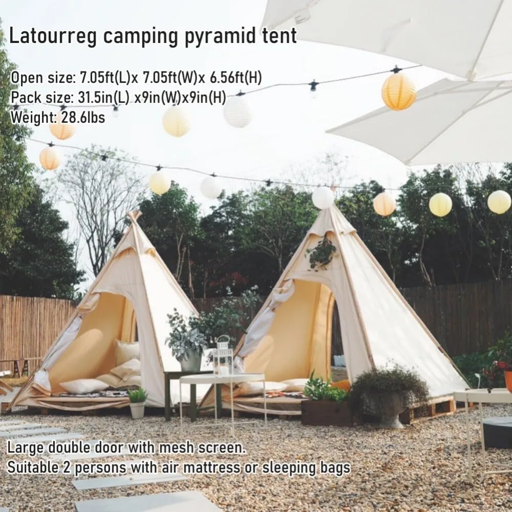 2-Person Pyramid Tent 6