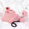 Retro Plastic Simulation Phone Shaped Piggy Bank Coins Banknotes Saving Pot Money Holder For Kids Adults Gift (Pink) 6