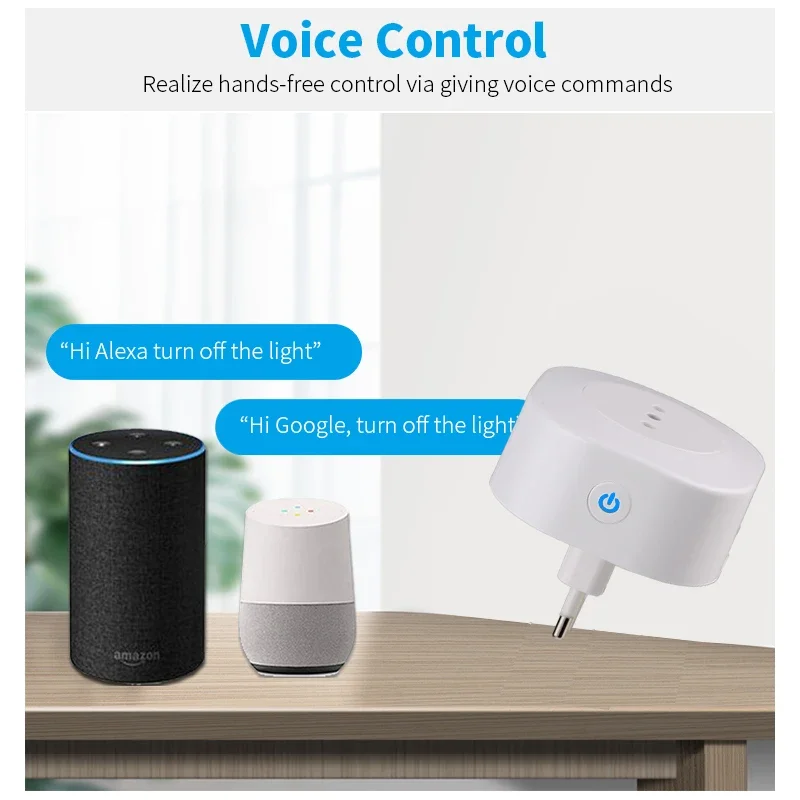 16A Wifi Smart Plug Italy Chile Socket Power With Timer USB Charger Tuya SmartLife APP Voice Control Works For Google Home Alexa