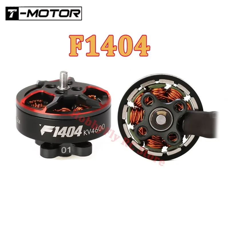 T-MOTOR или T-Hobby F1404 2900KV 4-6S 3800KV 4600KV 3-4S Двигатель Вал 1,5 мм для RC FPV 2,5-4-дюймовых гоночных дронов Cinewhoop RC Запчасти