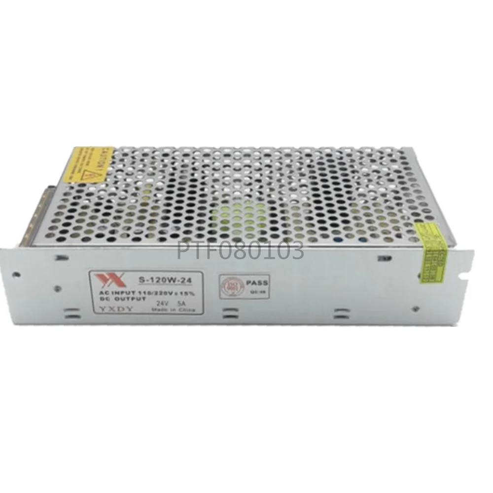 

Universal Regulated Switching Power Supply electronic transformer,output DC24V 5A 120w,input 110v-220v Driver,CCTV PSU LED strip