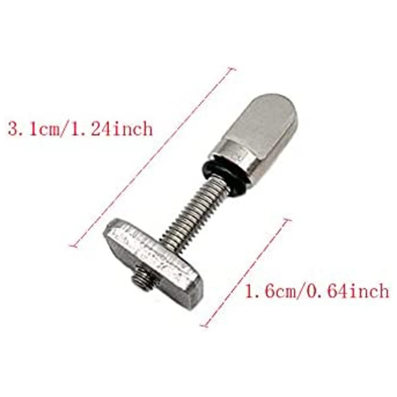 Fin Screws Thumb Fin Screw And Plate Universal Screws No Tool Screw 10 Pcs For Surf Longboard