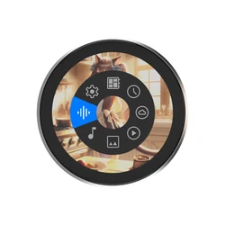 High-Resolution 1.8-Inch Round IPS Display with Advanced Graphics and Spectrum Analysis (Capacitive touch)