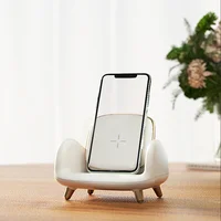 1PC Wireless Charger Compatible For ios Android Phone 15w Fast Charge Sofa Chair Phone Holder Stand For Home Creative Decoration - Image 2