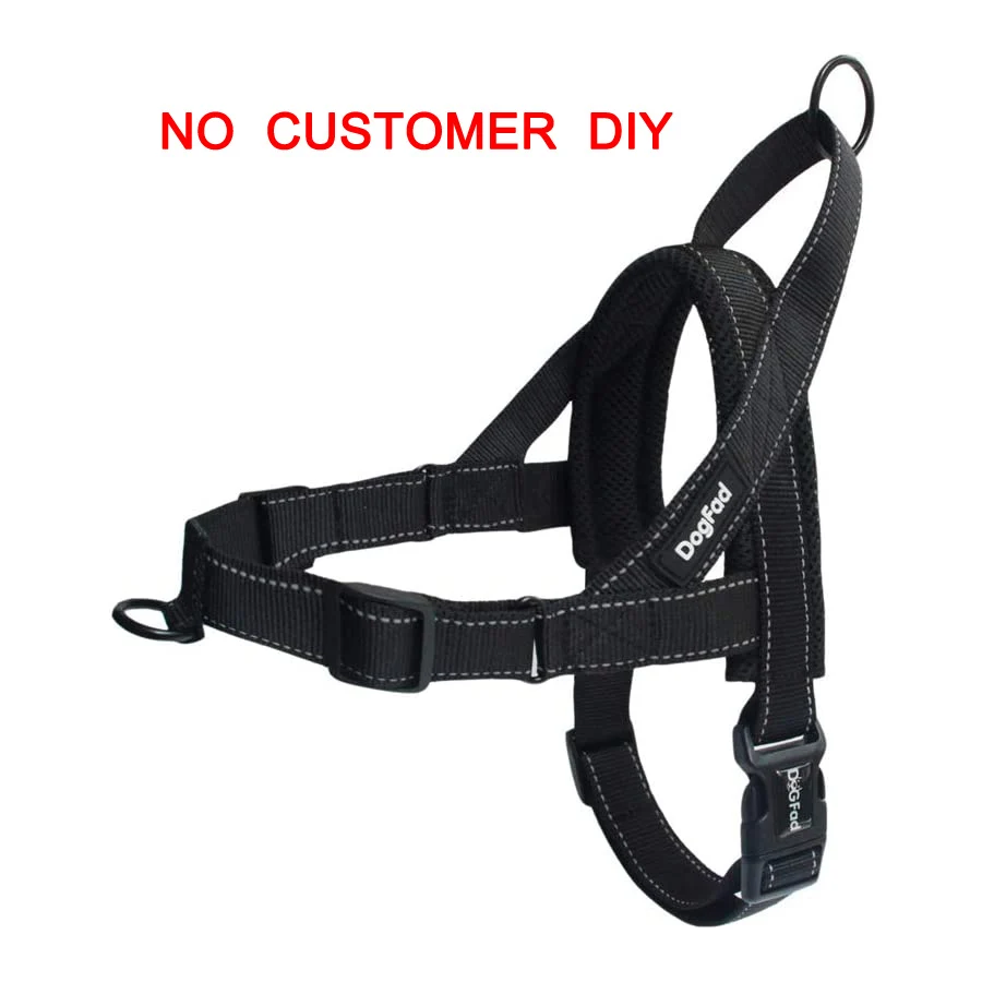 DIY Dog Harness Easy On and Off Adjustable Medium Large Dogs,Reflective no Pull Training Vest for pet Dogs walking harness 