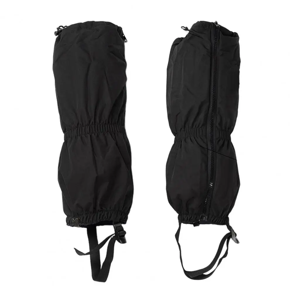 Leg Gaiters with Zipper Adjustable Water-Resistant Waterproof for Hunting Climbing 1 Pair