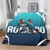 Printed Blanket Football star CR7 R-RonaldoS Blankets Warm Blanket Soft and Comfortable Blanket Home Travel Birthday Gift 3